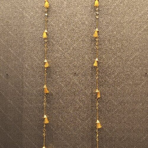 Mirror Yellow Tassel