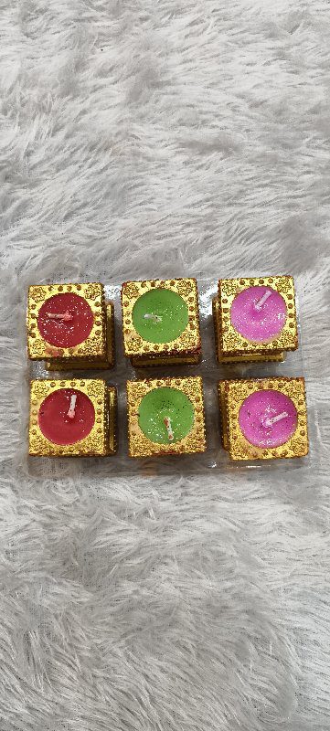 Tulsi Wax Diya (Set of 6 )