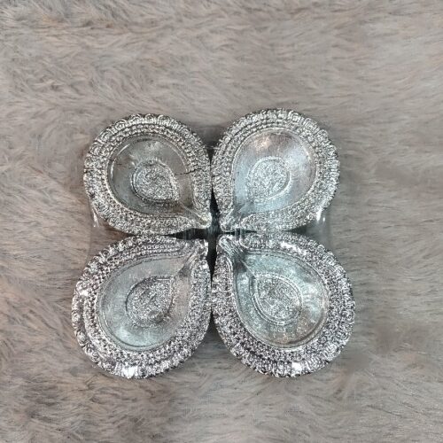 Swastik Silver Deep 4 pc