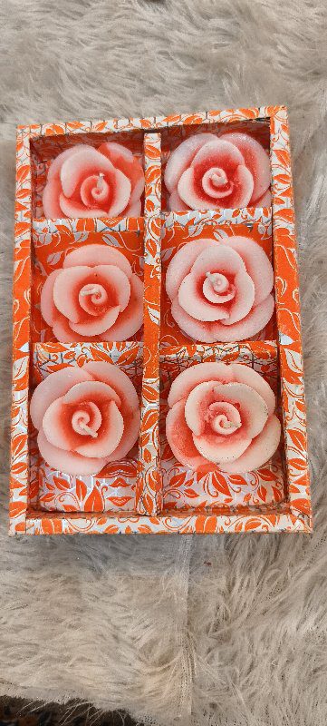 Rose Candle ( Set of 6)