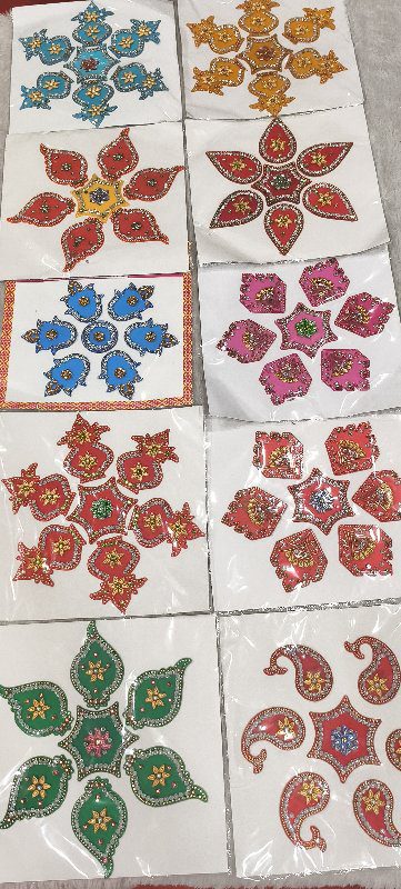 Acrylic Rangoli Set